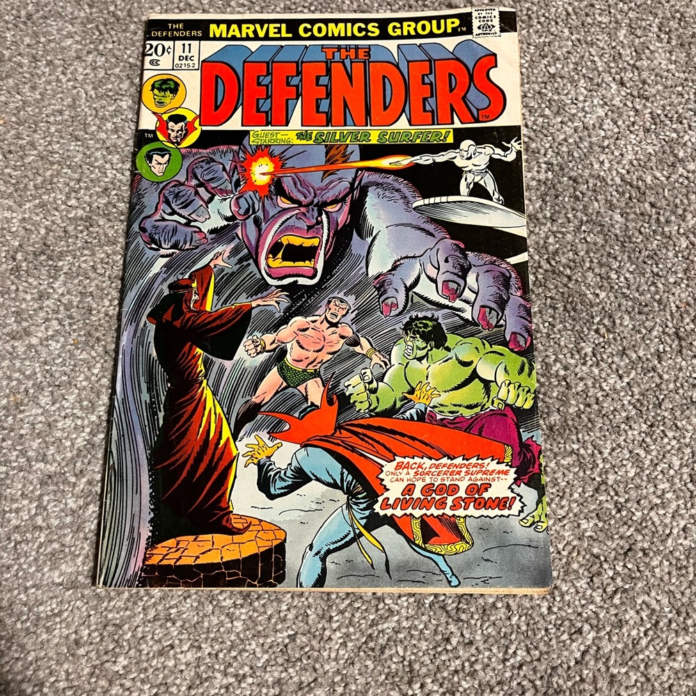 Marvel The Defenders Comic with Red and Purple Cover